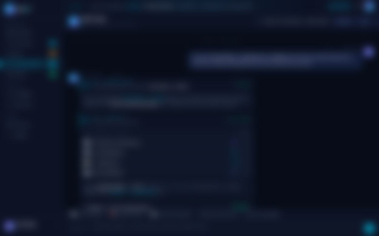 Working conversation screen